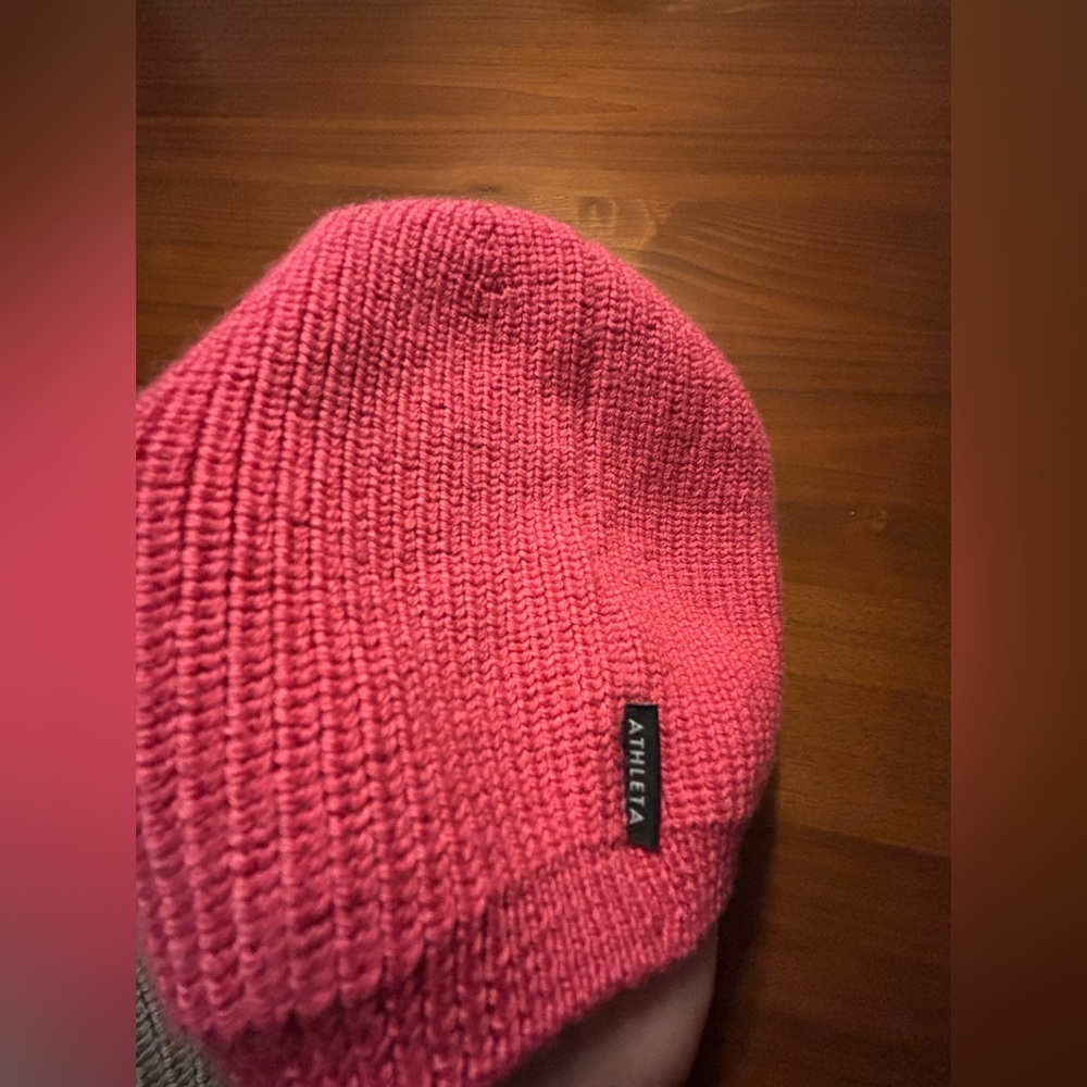 Athleta Pink beanie